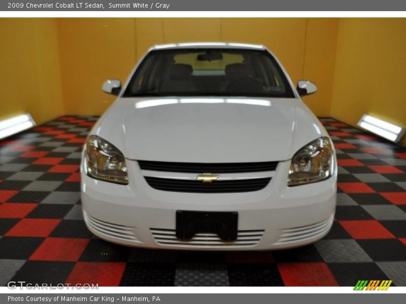 Summit White / Gray 2009 Chevrolet Cobalt LT Sedan