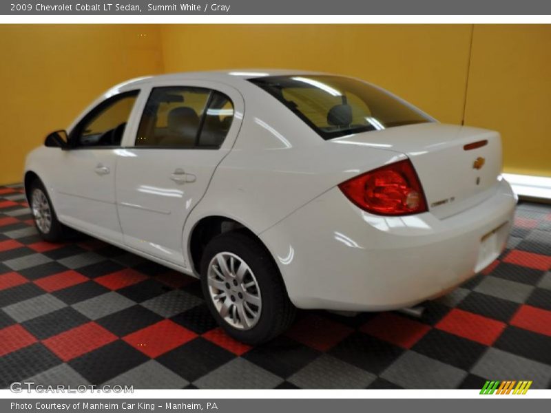 Summit White / Gray 2009 Chevrolet Cobalt LT Sedan