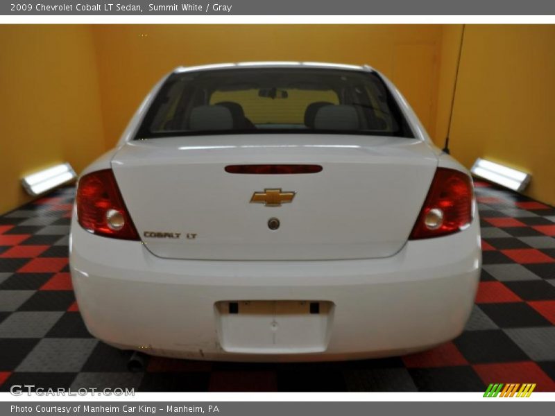 Summit White / Gray 2009 Chevrolet Cobalt LT Sedan