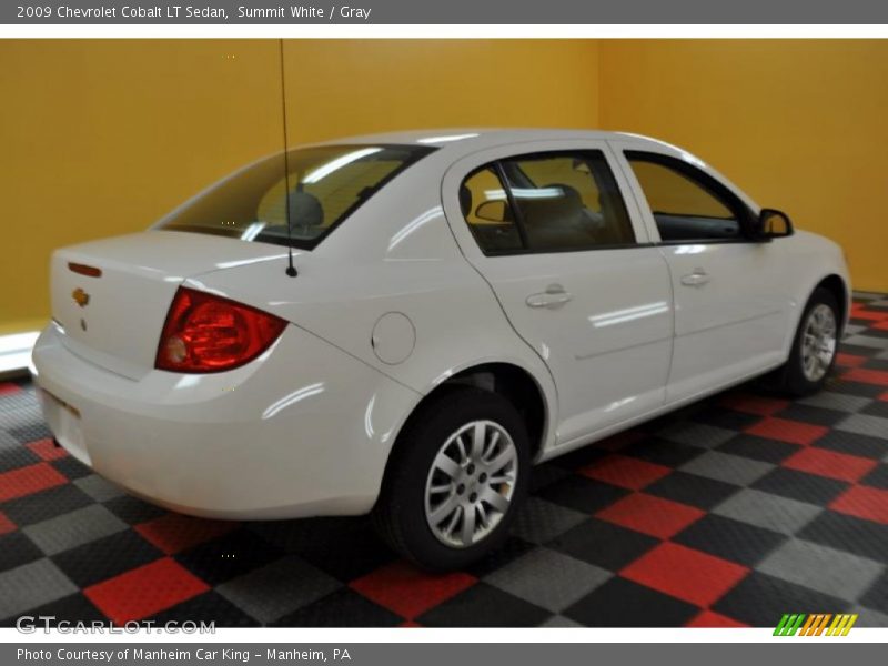 Summit White / Gray 2009 Chevrolet Cobalt LT Sedan
