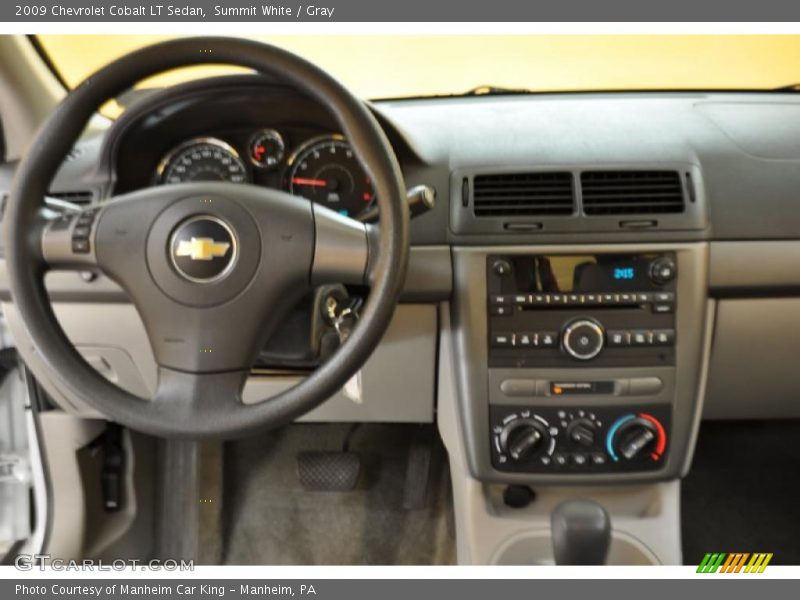 Summit White / Gray 2009 Chevrolet Cobalt LT Sedan