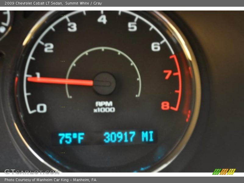 Summit White / Gray 2009 Chevrolet Cobalt LT Sedan