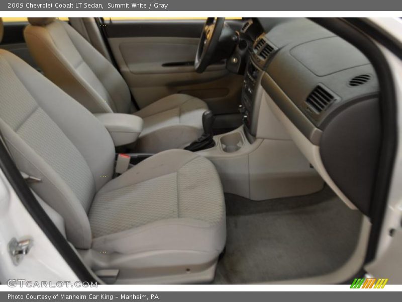 Summit White / Gray 2009 Chevrolet Cobalt LT Sedan