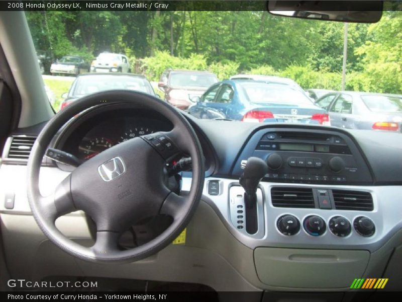 Nimbus Gray Metallic / Gray 2008 Honda Odyssey LX