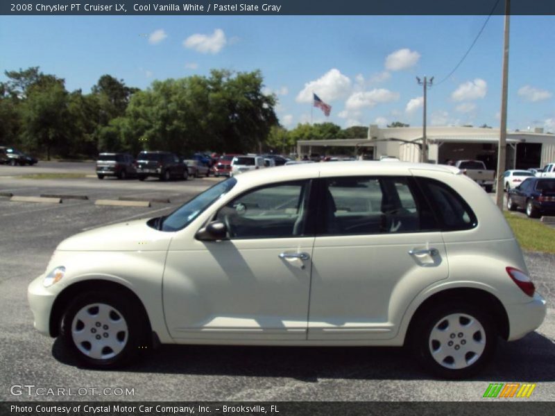 Cool Vanilla White / Pastel Slate Gray 2008 Chrysler PT Cruiser LX