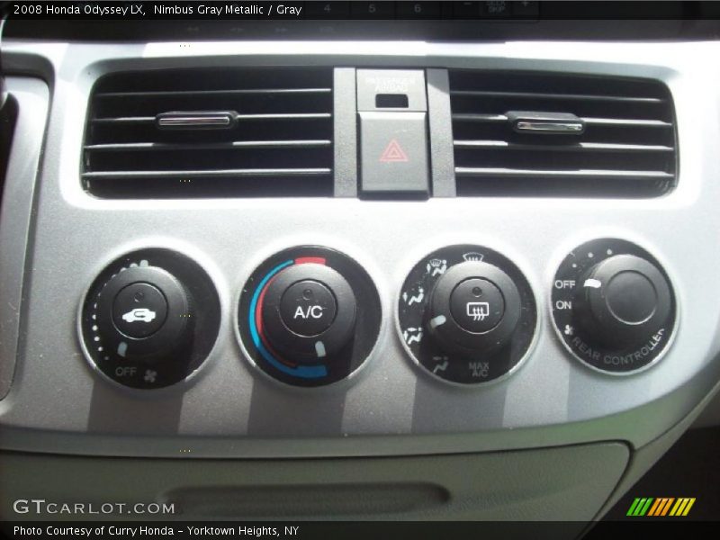 Nimbus Gray Metallic / Gray 2008 Honda Odyssey LX