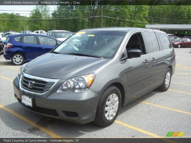 Nimbus Gray Metallic / Gray 2008 Honda Odyssey LX