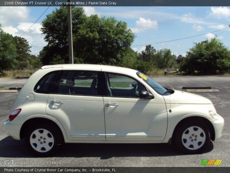 Cool Vanilla White / Pastel Slate Gray 2008 Chrysler PT Cruiser LX