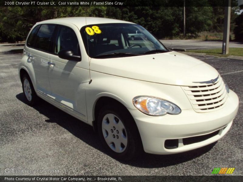 Cool Vanilla White / Pastel Slate Gray 2008 Chrysler PT Cruiser LX