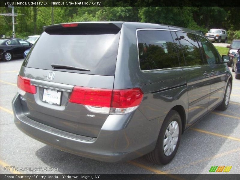 Nimbus Gray Metallic / Gray 2008 Honda Odyssey LX