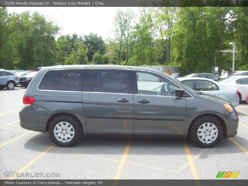 Nimbus Gray Metallic / Gray 2008 Honda Odyssey LX