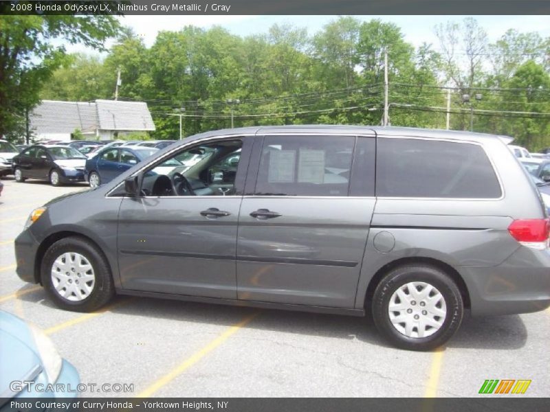 Nimbus Gray Metallic / Gray 2008 Honda Odyssey LX