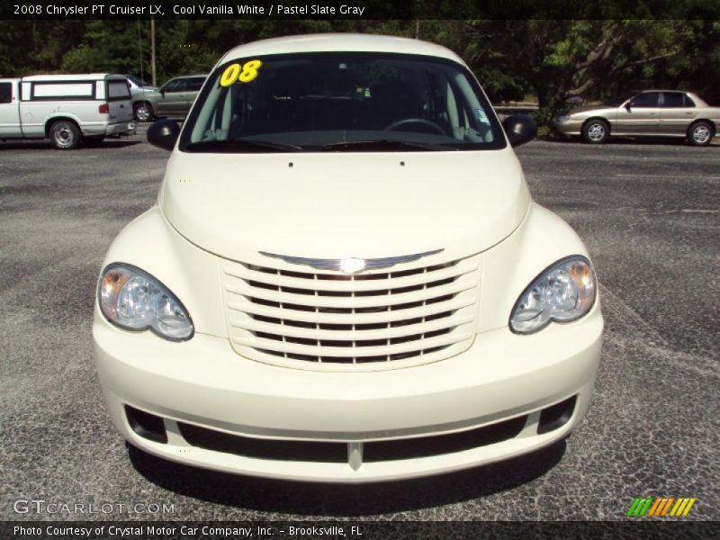 Cool Vanilla White / Pastel Slate Gray 2008 Chrysler PT Cruiser LX
