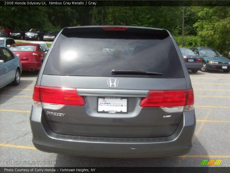 Nimbus Gray Metallic / Gray 2008 Honda Odyssey LX
