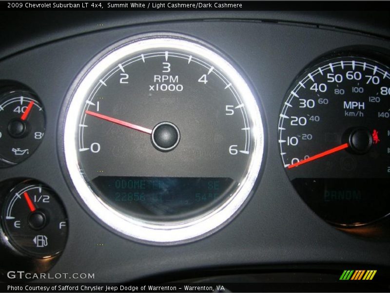 Summit White / Light Cashmere/Dark Cashmere 2009 Chevrolet Suburban LT 4x4