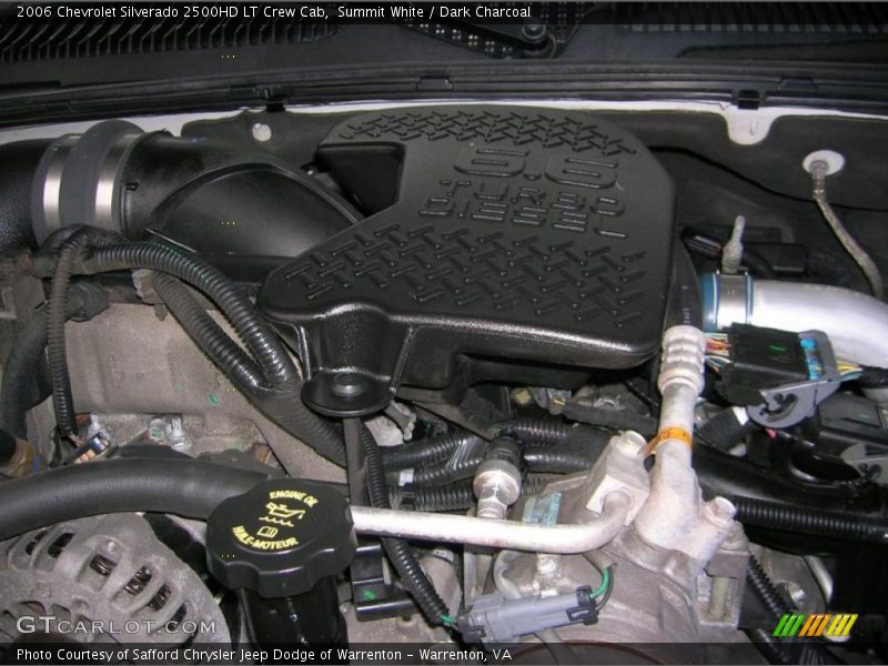 Summit White / Dark Charcoal 2006 Chevrolet Silverado 2500HD LT Crew Cab
