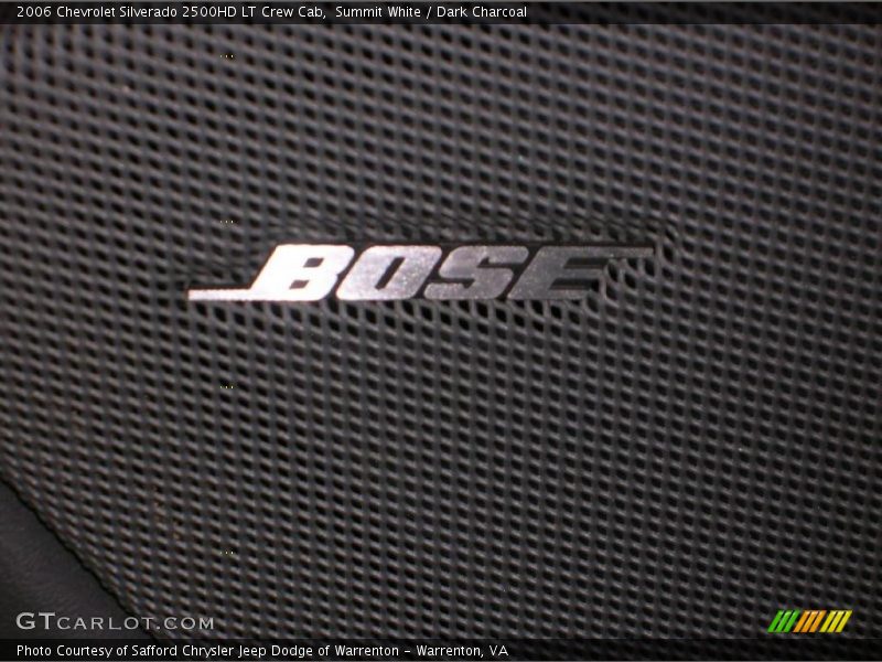 Summit White / Dark Charcoal 2006 Chevrolet Silverado 2500HD LT Crew Cab