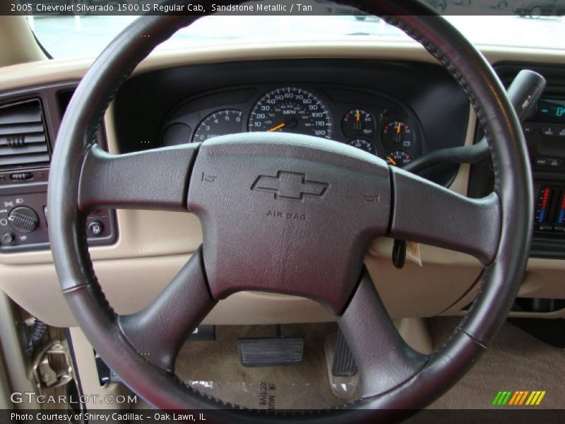 Sandstone Metallic / Tan 2005 Chevrolet Silverado 1500 LS Regular Cab