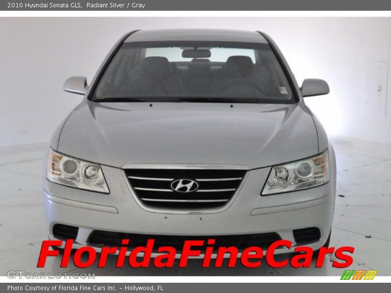 Radiant Silver / Gray 2010 Hyundai Sonata GLS
