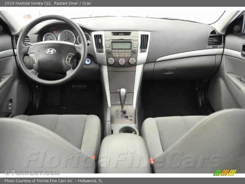 Radiant Silver / Gray 2010 Hyundai Sonata GLS