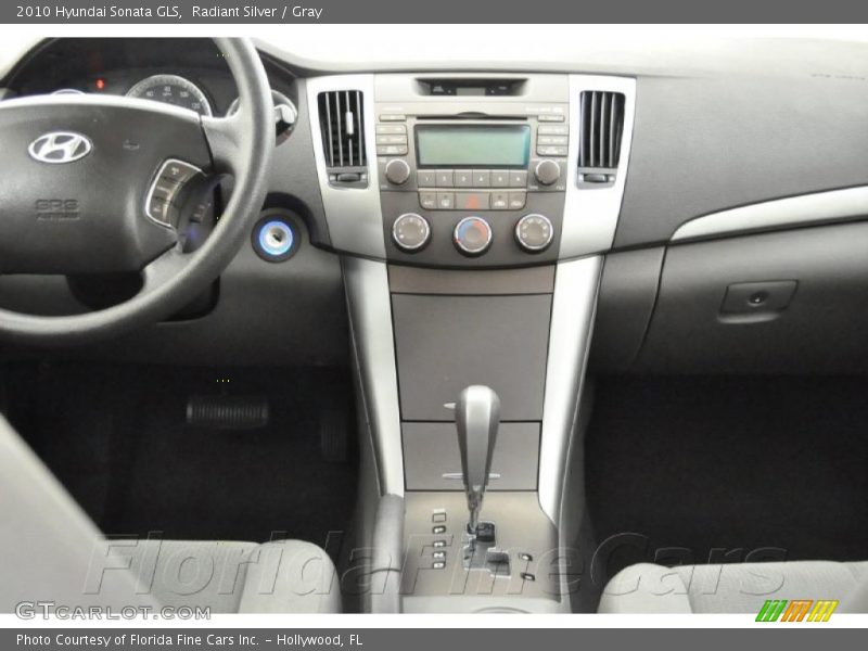 Radiant Silver / Gray 2010 Hyundai Sonata GLS