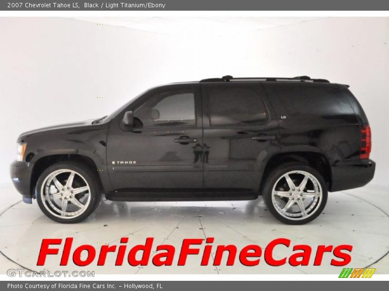 Black / Light Titanium/Ebony 2007 Chevrolet Tahoe LS