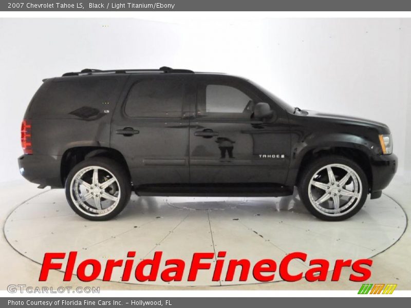 Black / Light Titanium/Ebony 2007 Chevrolet Tahoe LS