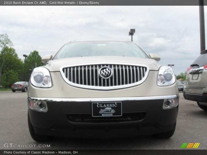 Gold Mist Metallic / Ebony/Ebony 2010 Buick Enclave CX AWD