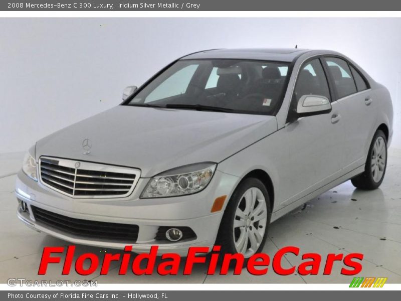 Iridium Silver Metallic / Grey 2008 Mercedes-Benz C 300 Luxury