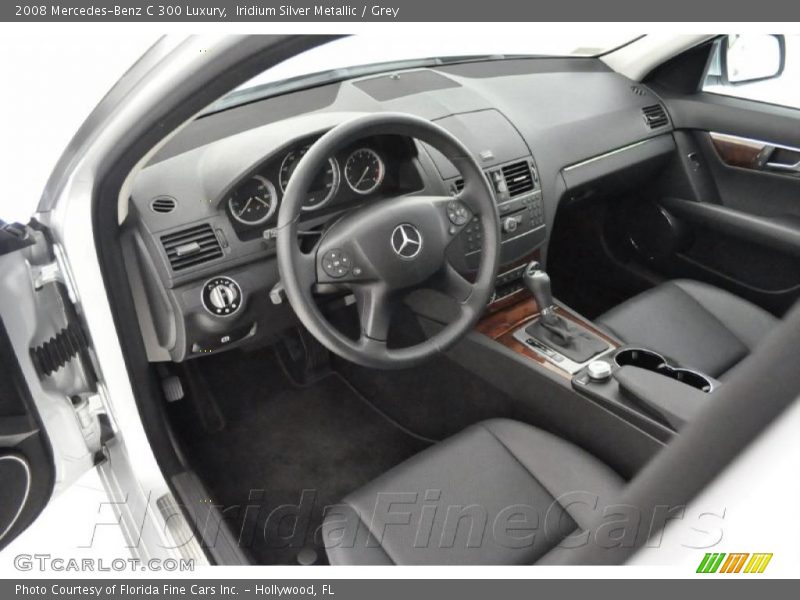 Iridium Silver Metallic / Grey 2008 Mercedes-Benz C 300 Luxury