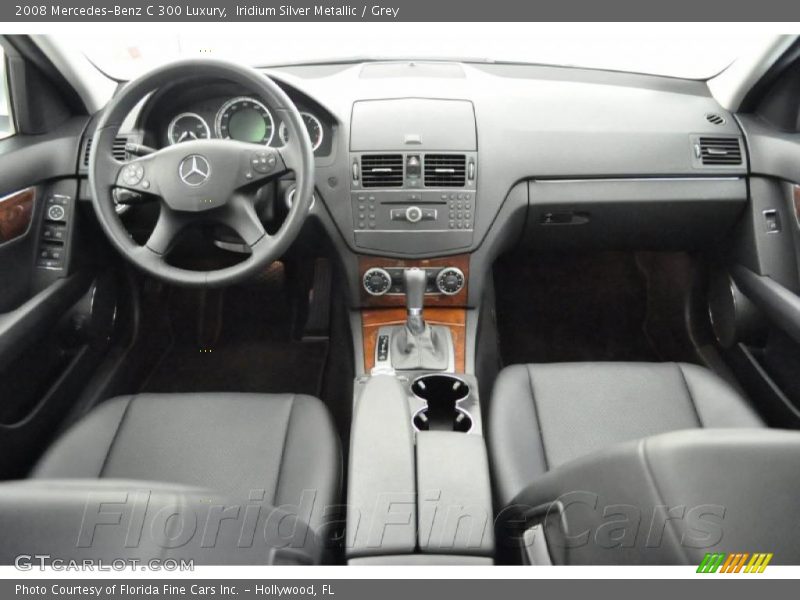 Iridium Silver Metallic / Grey 2008 Mercedes-Benz C 300 Luxury