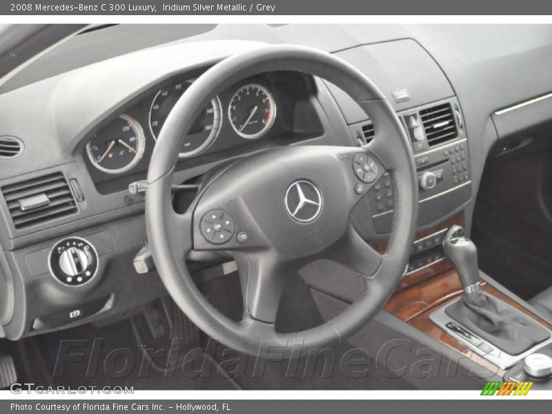 Iridium Silver Metallic / Grey 2008 Mercedes-Benz C 300 Luxury
