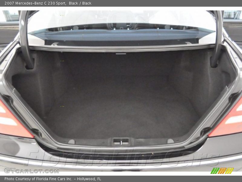 Black / Black 2007 Mercedes-Benz C 230 Sport