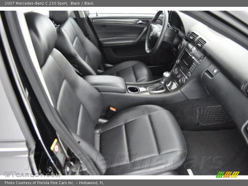Black / Black 2007 Mercedes-Benz C 230 Sport