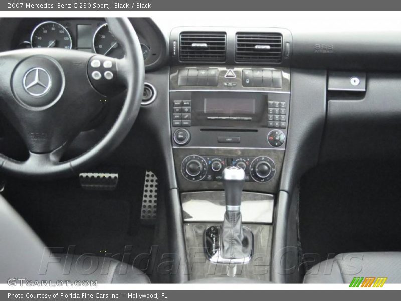 Black / Black 2007 Mercedes-Benz C 230 Sport