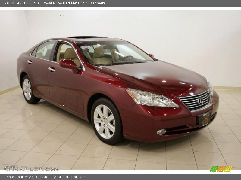 Royal Ruby Red Metallic / Cashmere 2008 Lexus ES 350
