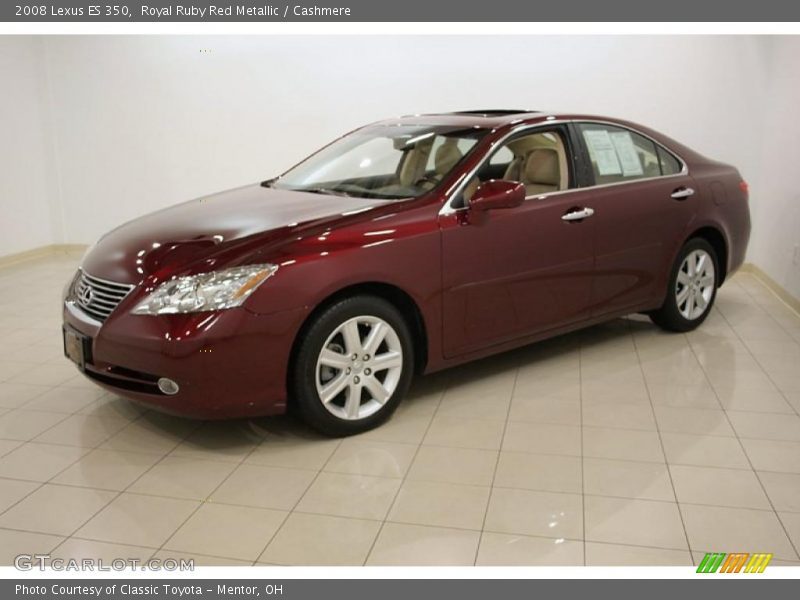 Royal Ruby Red Metallic / Cashmere 2008 Lexus ES 350