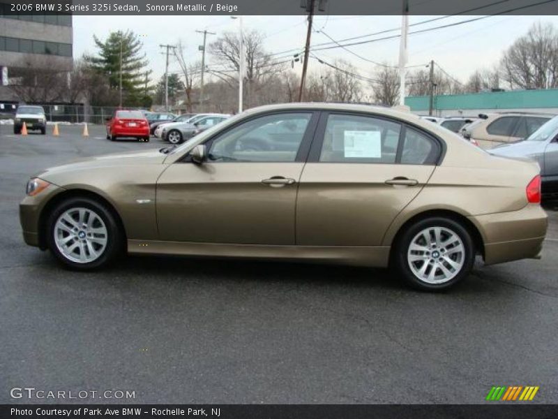 Sonora Metallic / Beige 2006 BMW 3 Series 325i Sedan