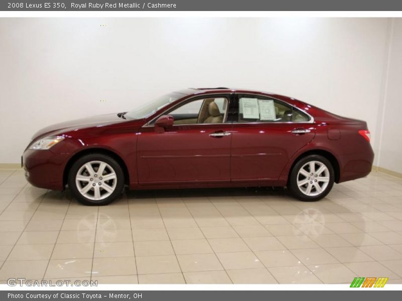 Royal Ruby Red Metallic / Cashmere 2008 Lexus ES 350