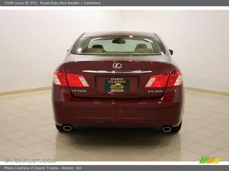 Royal Ruby Red Metallic / Cashmere 2008 Lexus ES 350