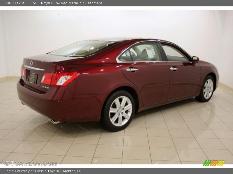 Royal Ruby Red Metallic / Cashmere 2008 Lexus ES 350