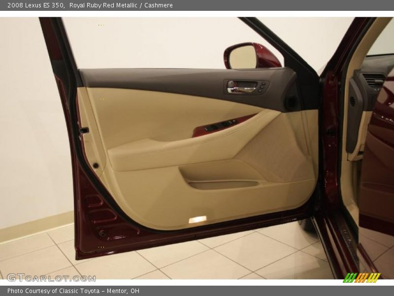 Royal Ruby Red Metallic / Cashmere 2008 Lexus ES 350