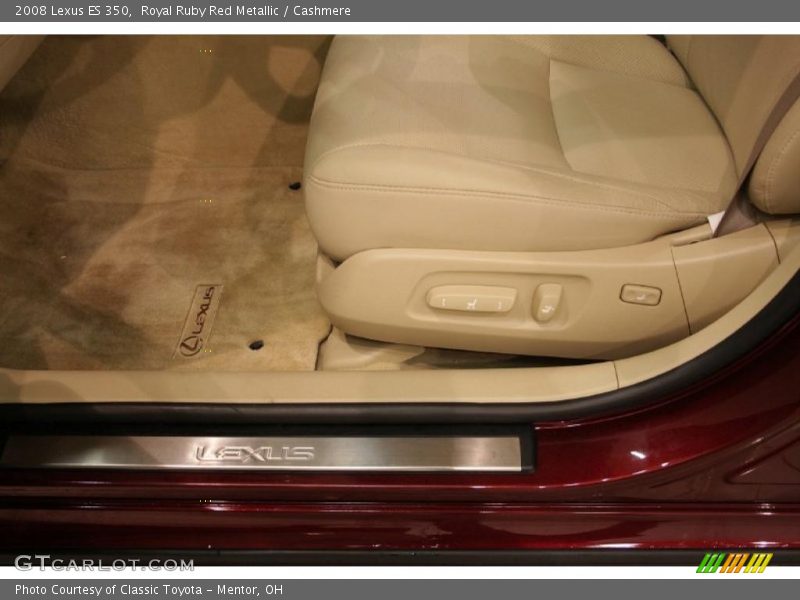 Royal Ruby Red Metallic / Cashmere 2008 Lexus ES 350