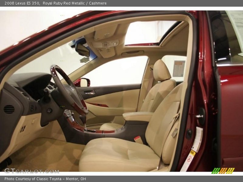 Royal Ruby Red Metallic / Cashmere 2008 Lexus ES 350