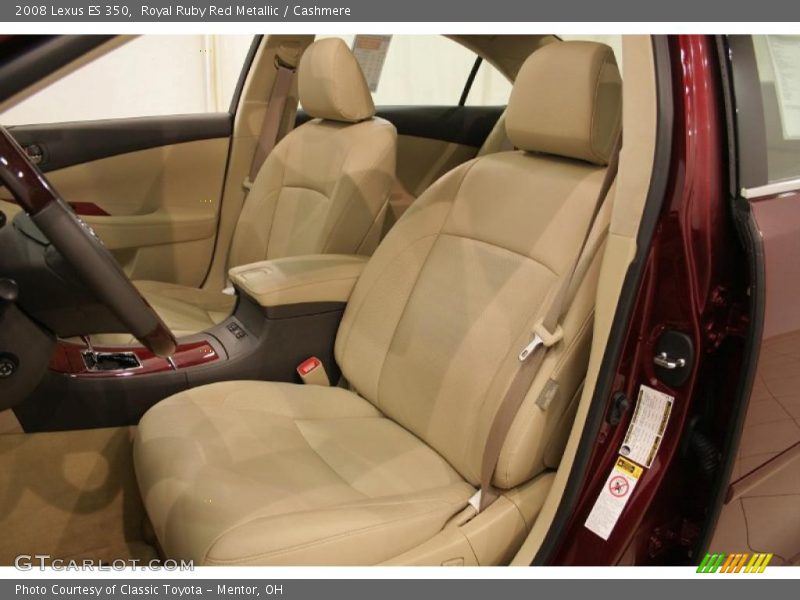 Royal Ruby Red Metallic / Cashmere 2008 Lexus ES 350