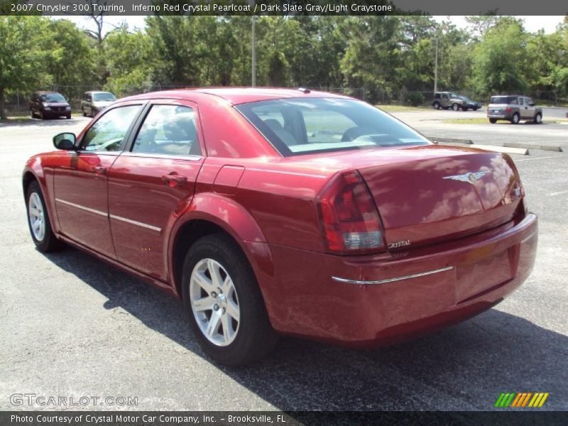 Inferno Red Crystal Pearlcoat / Dark Slate Gray/Light Graystone 2007 Chrysler 300 Touring