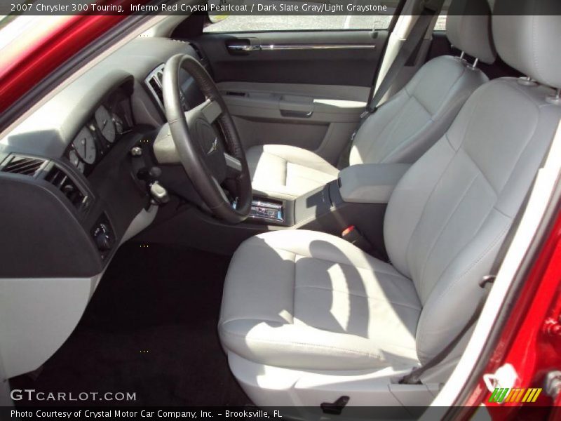 Inferno Red Crystal Pearlcoat / Dark Slate Gray/Light Graystone 2007 Chrysler 300 Touring