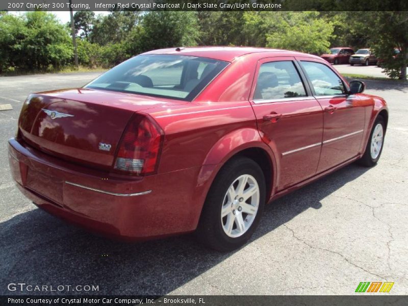 Inferno Red Crystal Pearlcoat / Dark Slate Gray/Light Graystone 2007 Chrysler 300 Touring