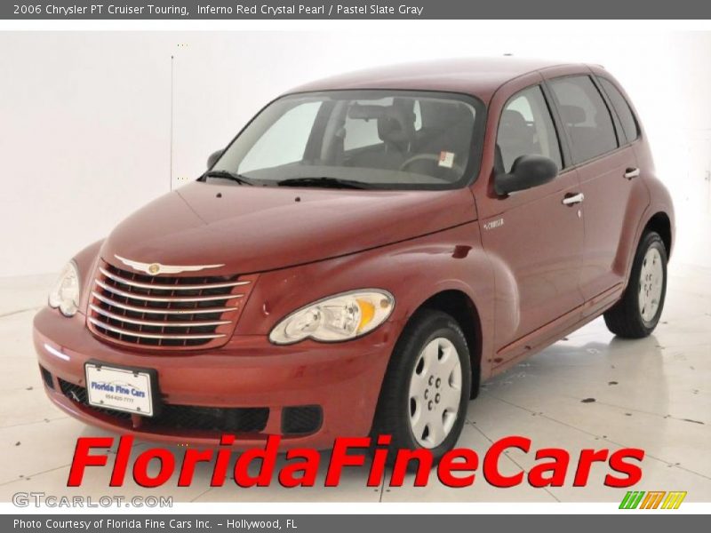 Inferno Red Crystal Pearl / Pastel Slate Gray 2006 Chrysler PT Cruiser Touring