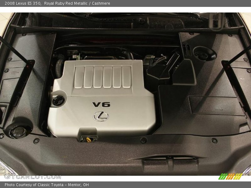 Royal Ruby Red Metallic / Cashmere 2008 Lexus ES 350